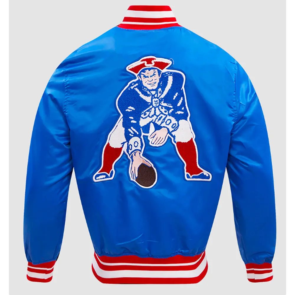 New England Patriots Retro Classic Rib Jacket