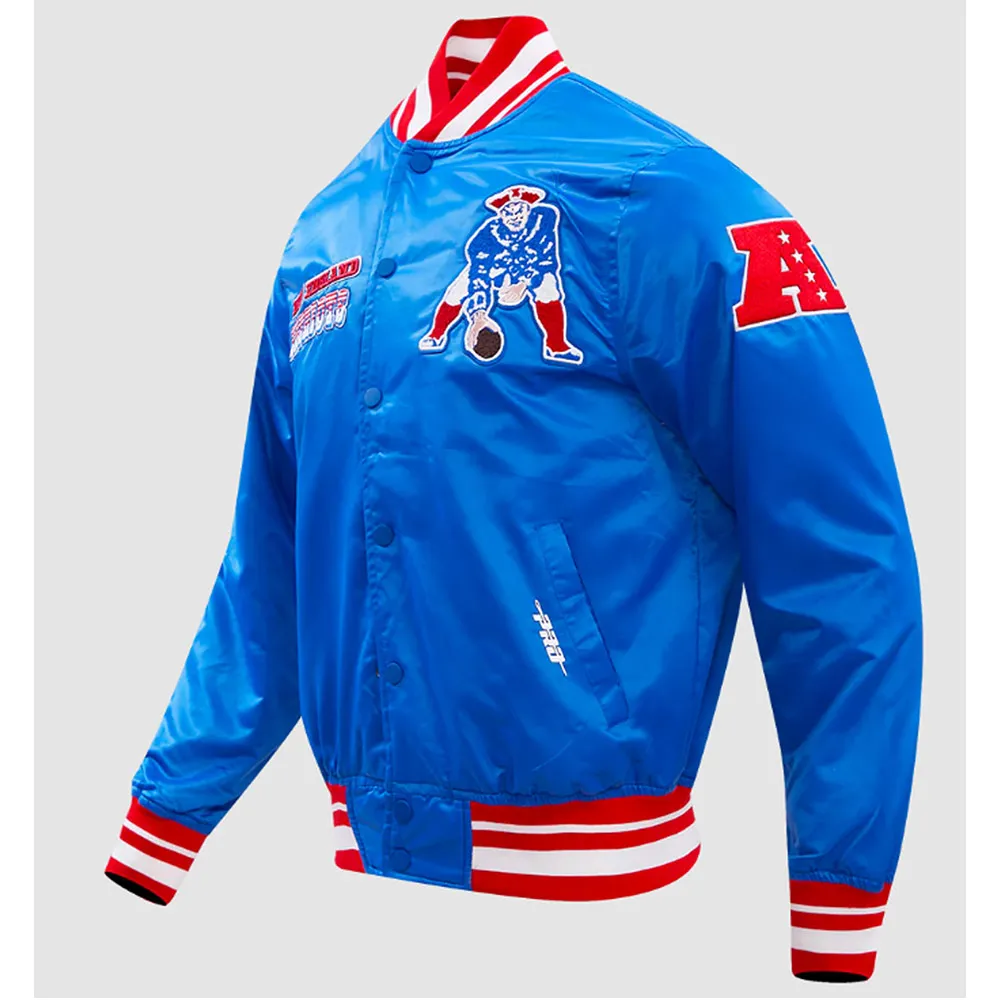 New England Patriots Retro Classic Rib Jacket