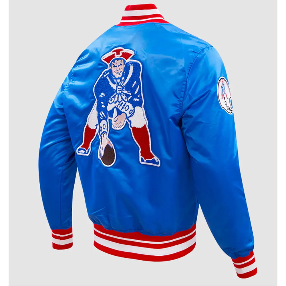 New England Patriots Retro Classic Rib Jacket