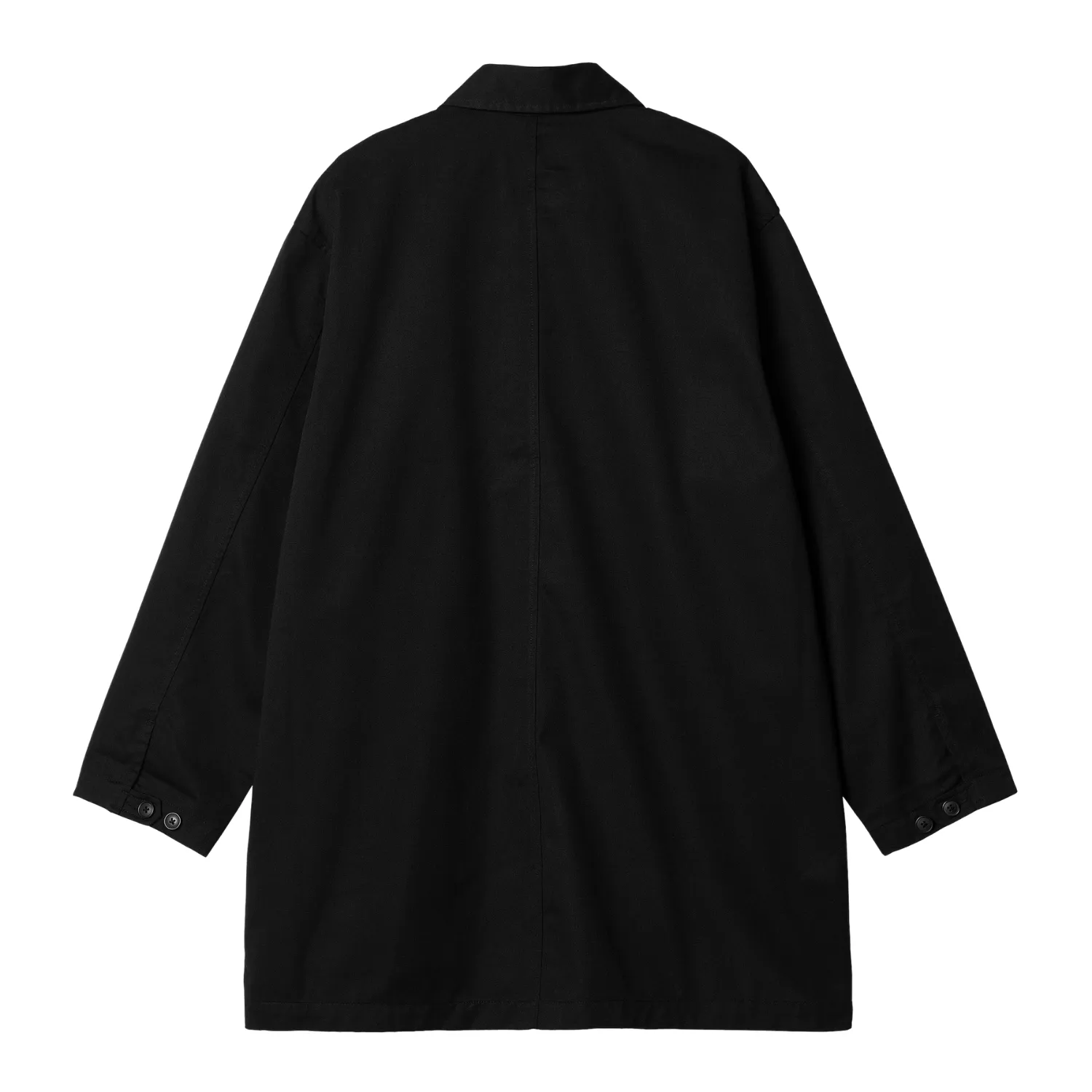 Newhaven Coat Black Rinsed