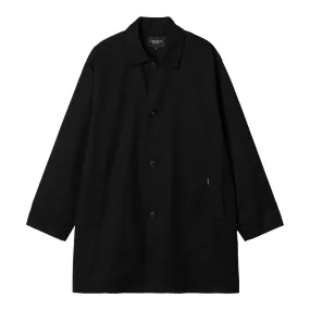 Newhaven Coat Black Rinsed