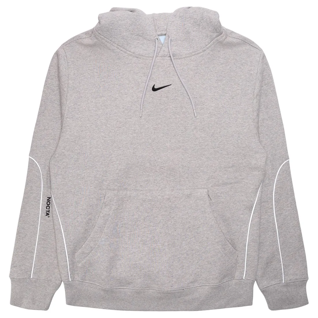 Nike Men Nocta Fleece Hoody (grey heather / black)