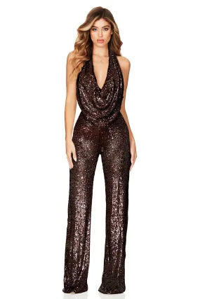 Nookie Fantasy Jumpsuit - Chocolate