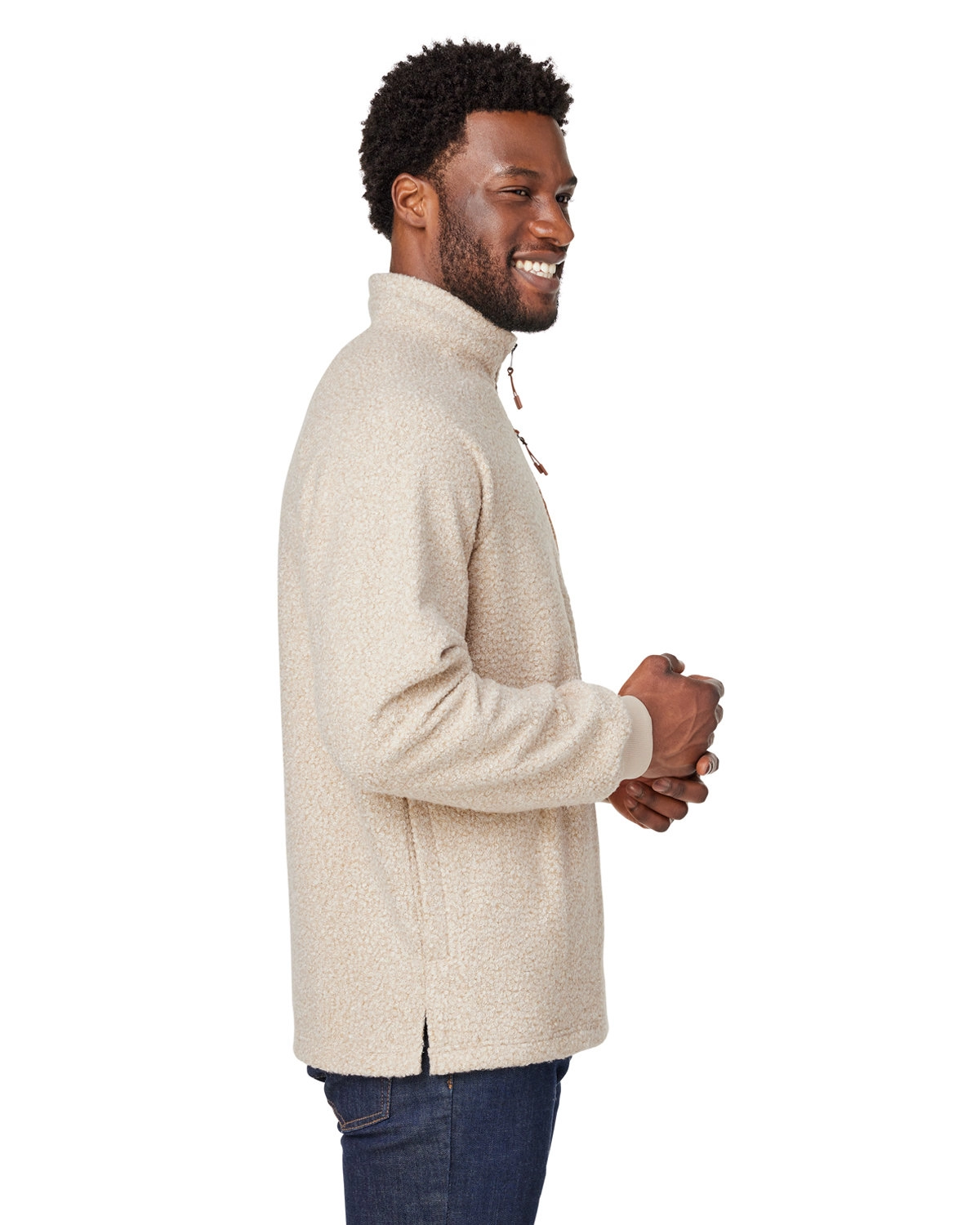 North End NE713 Men's Aura Sweater Fleece Quarter-Zip SKU: NE713