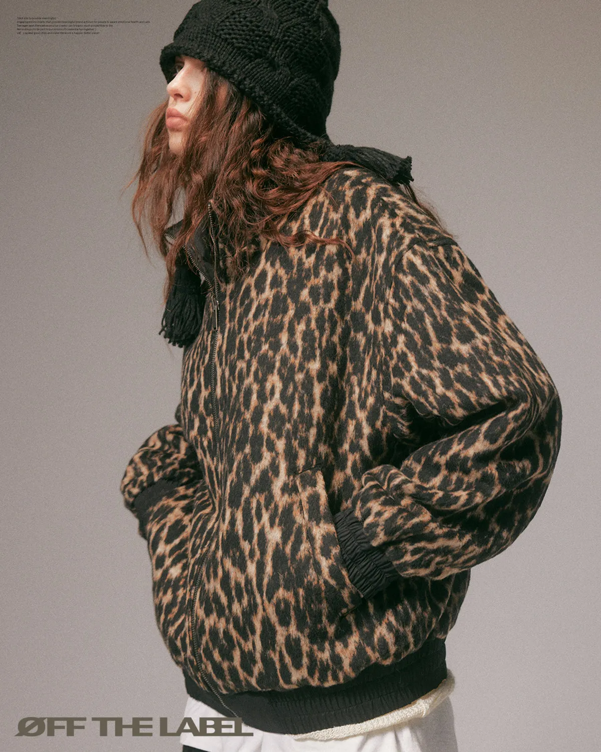 OFF THE LABEL Reversible Leopard Jacket Coat