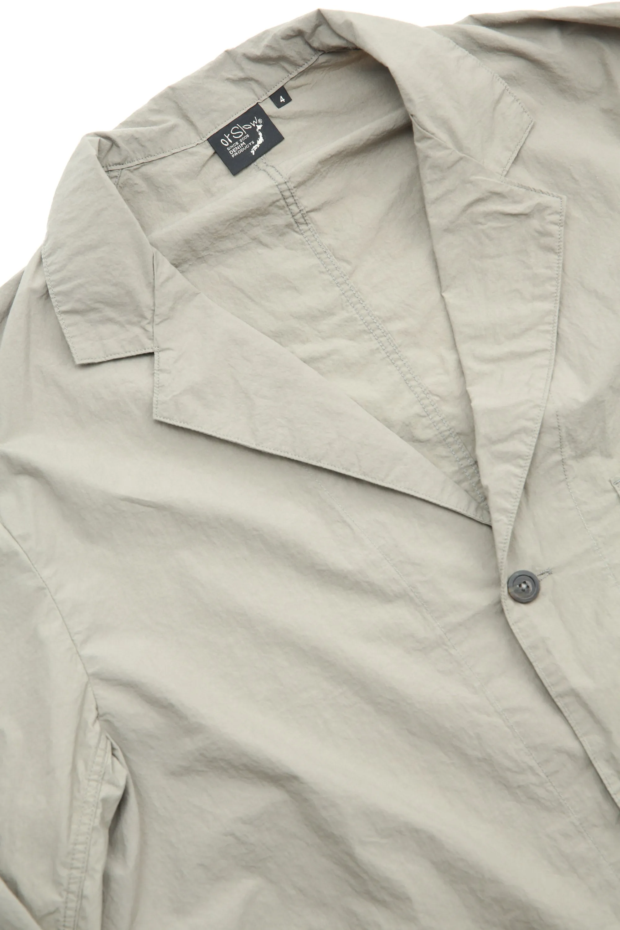 orSlow Men's Light Simple Work Jacket - Greige