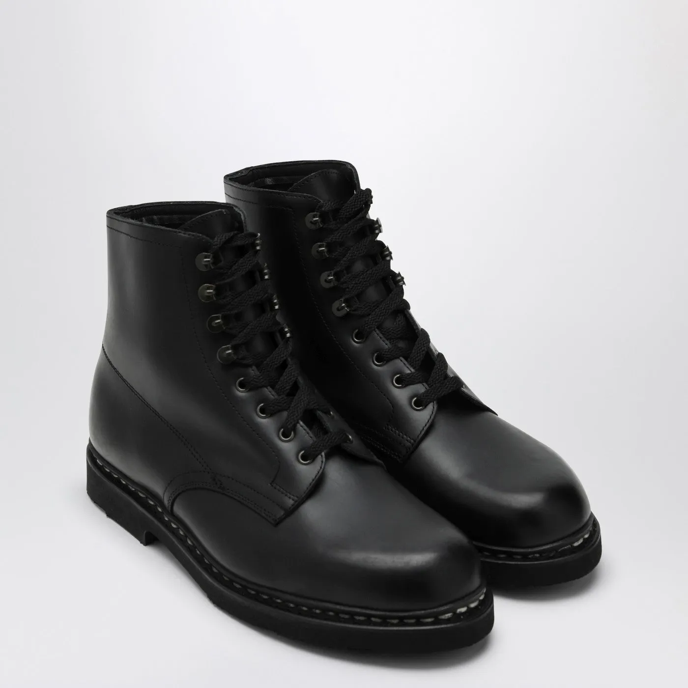 Paraboot    Paraboot Imbattable Lace Up Boot Black