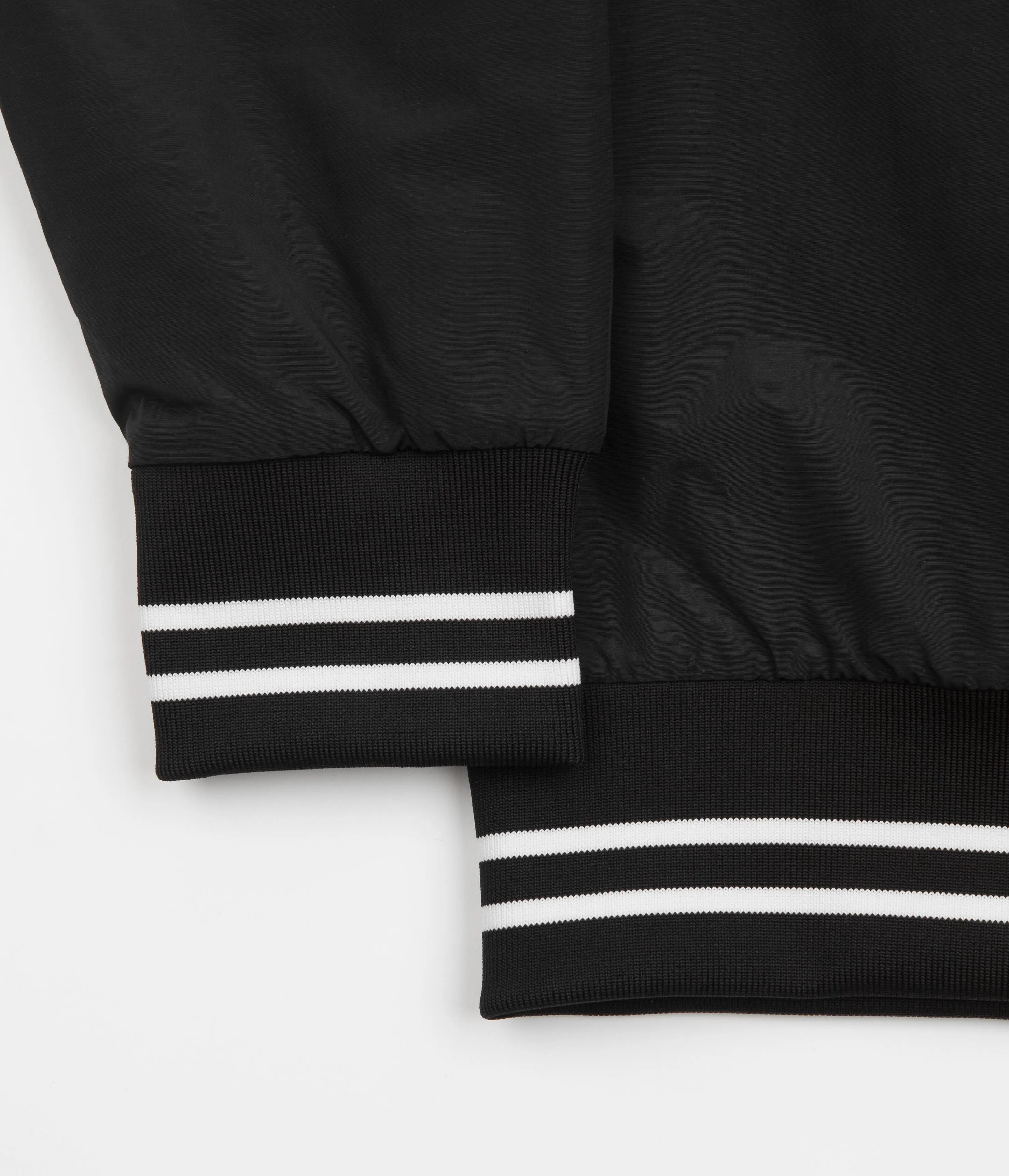 Parlez Parker Windbreaker Crewneck Sweatshirt - Black