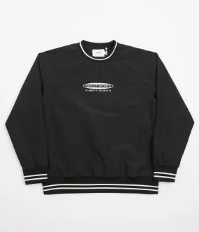 Parlez Parker Windbreaker Crewneck Sweatshirt - Black