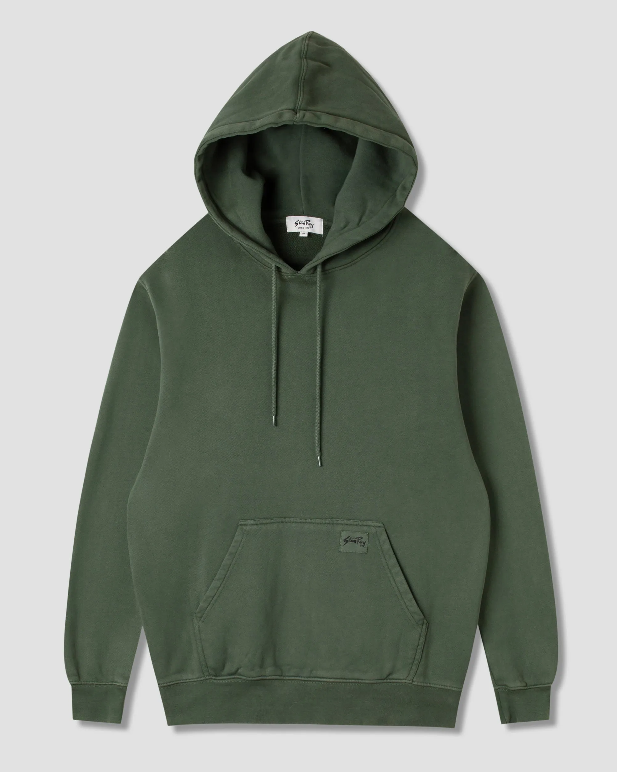 Patch Hood (Washed Green)