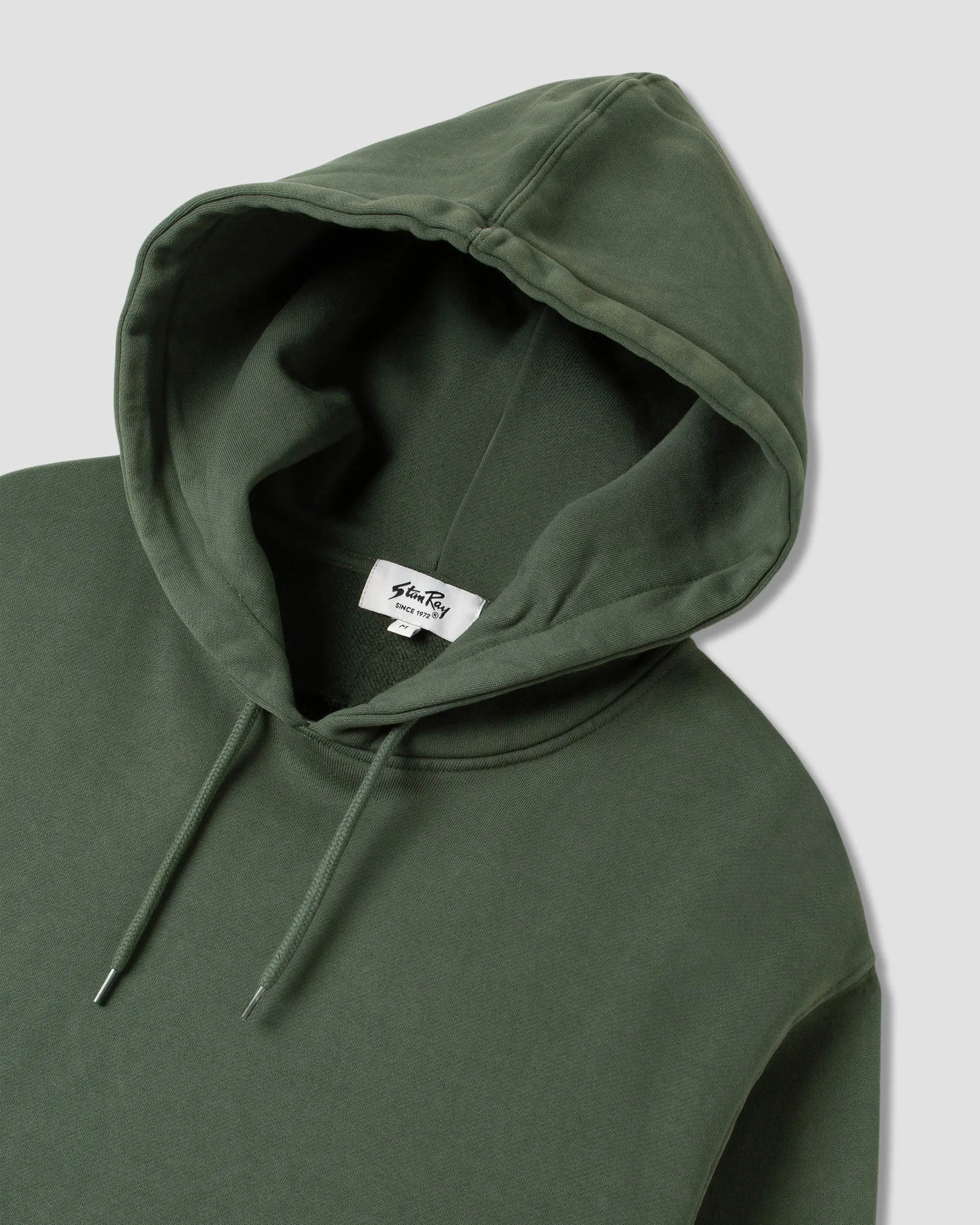 Patch Hood (Washed Green)