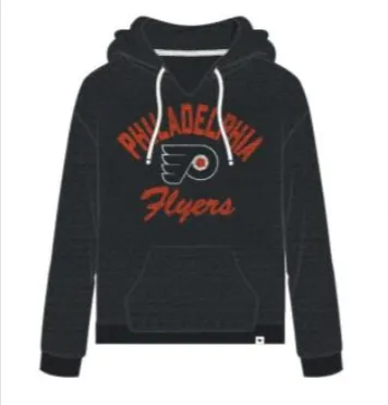 Philadelphia Flyers Flint Black Wrapped Up Kennedy Women's Hoodie