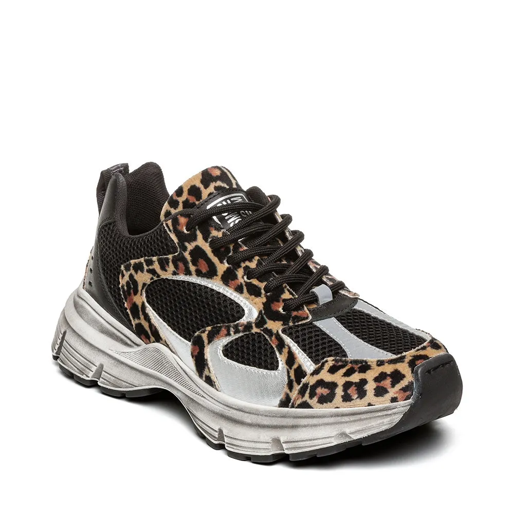 Plaja Sneaker BLACK/ LEOPARD