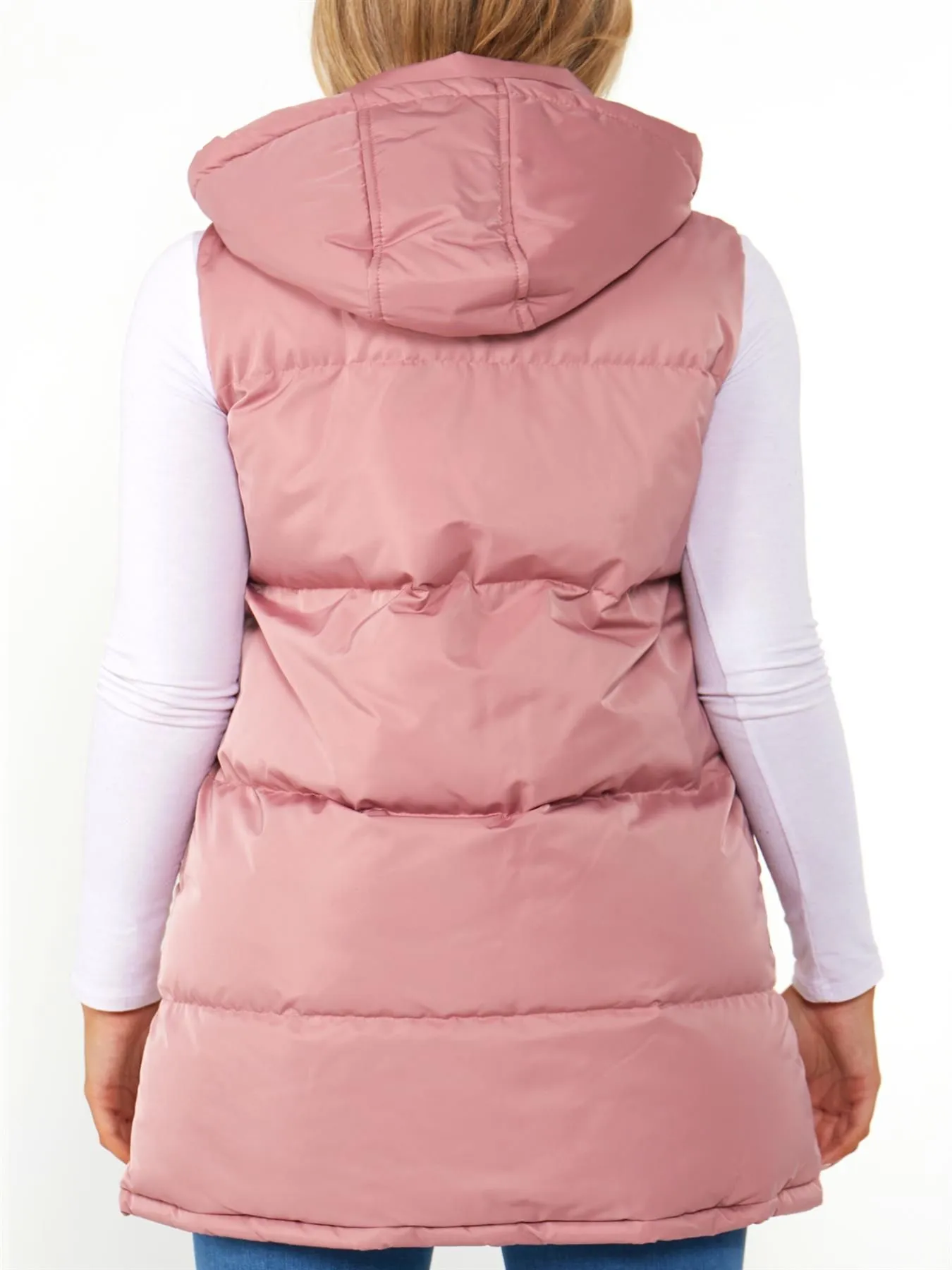 Plus Size Gilet Bodywarmer Jacket, Black, Pink, UK Sizes 18 to 25