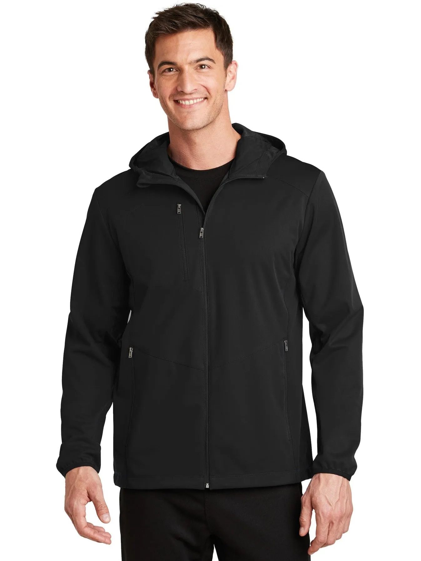 Port Authority Active Hooded Soft Shell Jacket