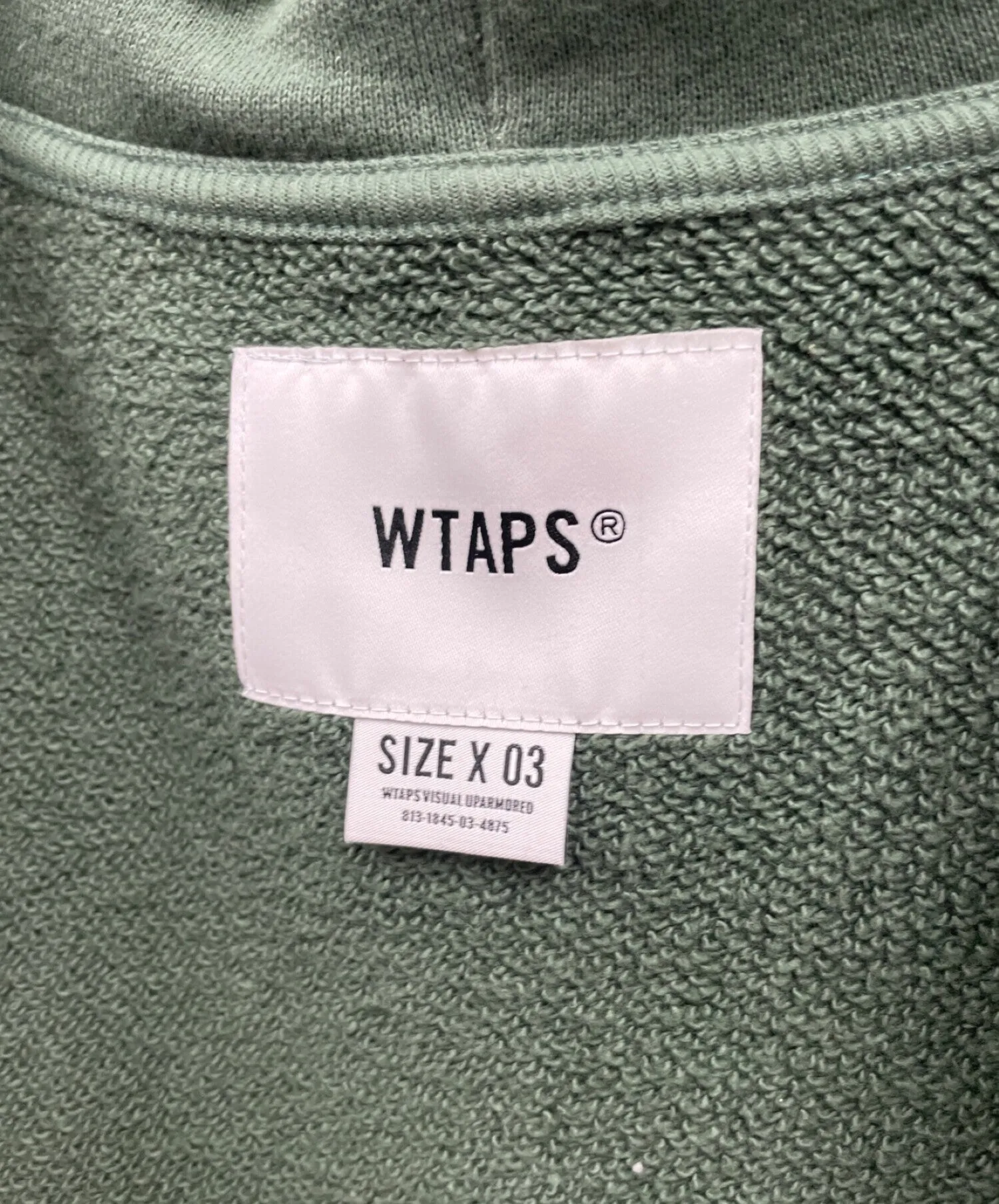 [Pre-owned] WTAPS Zip Hoodie / ALL ZIP HOODY 221ATDT-CSM10