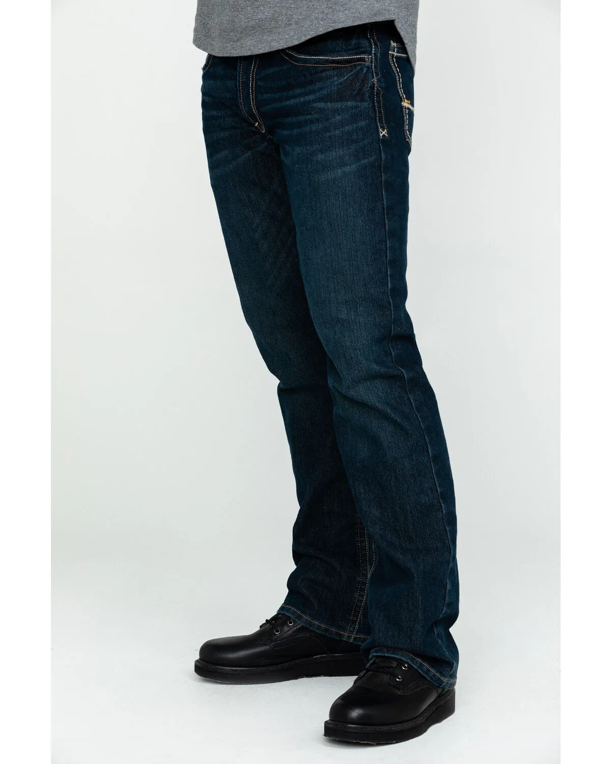 Product Name:  Ariat Men's Rebar M4 DuraStretch Fashion Boot Cut Jean