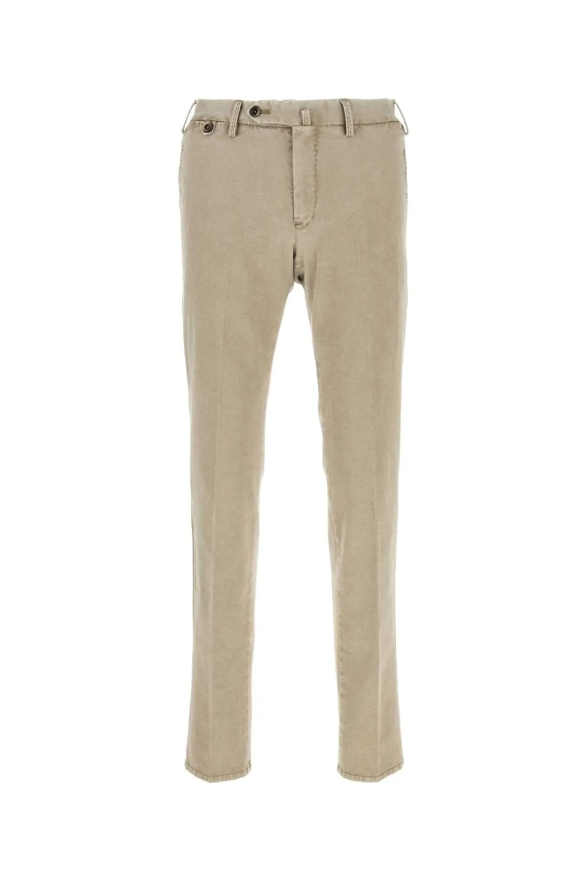 Pt Torino Cappuccino Stretch Cotton Pant