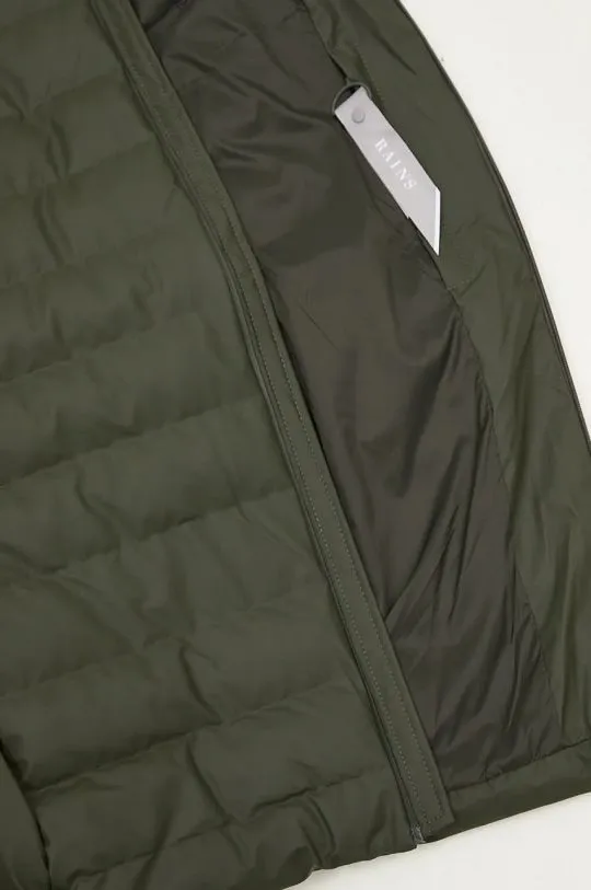 Rains jacket Trekker Jacket green color