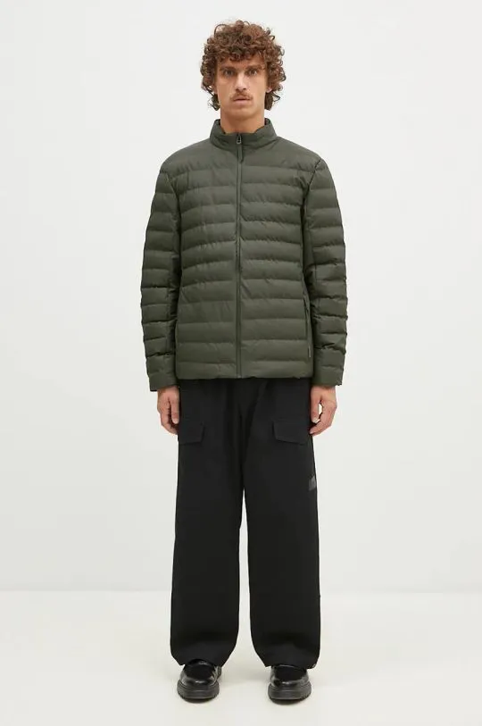 Rains jacket Trekker Jacket green color