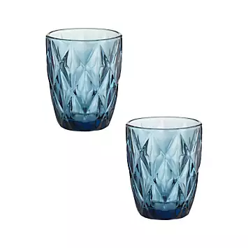 Ravenhead Gemstone Set of 2 Mixer Glasses | Kaleidoscope