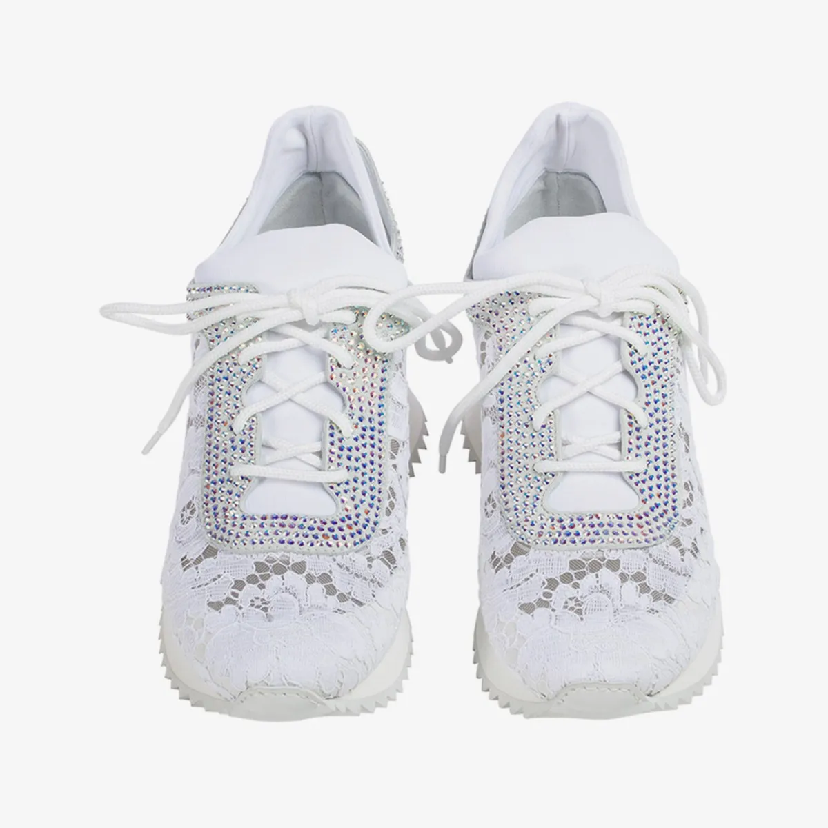 REIKO WAVE SNEAKER 60 mm White lace sneaker