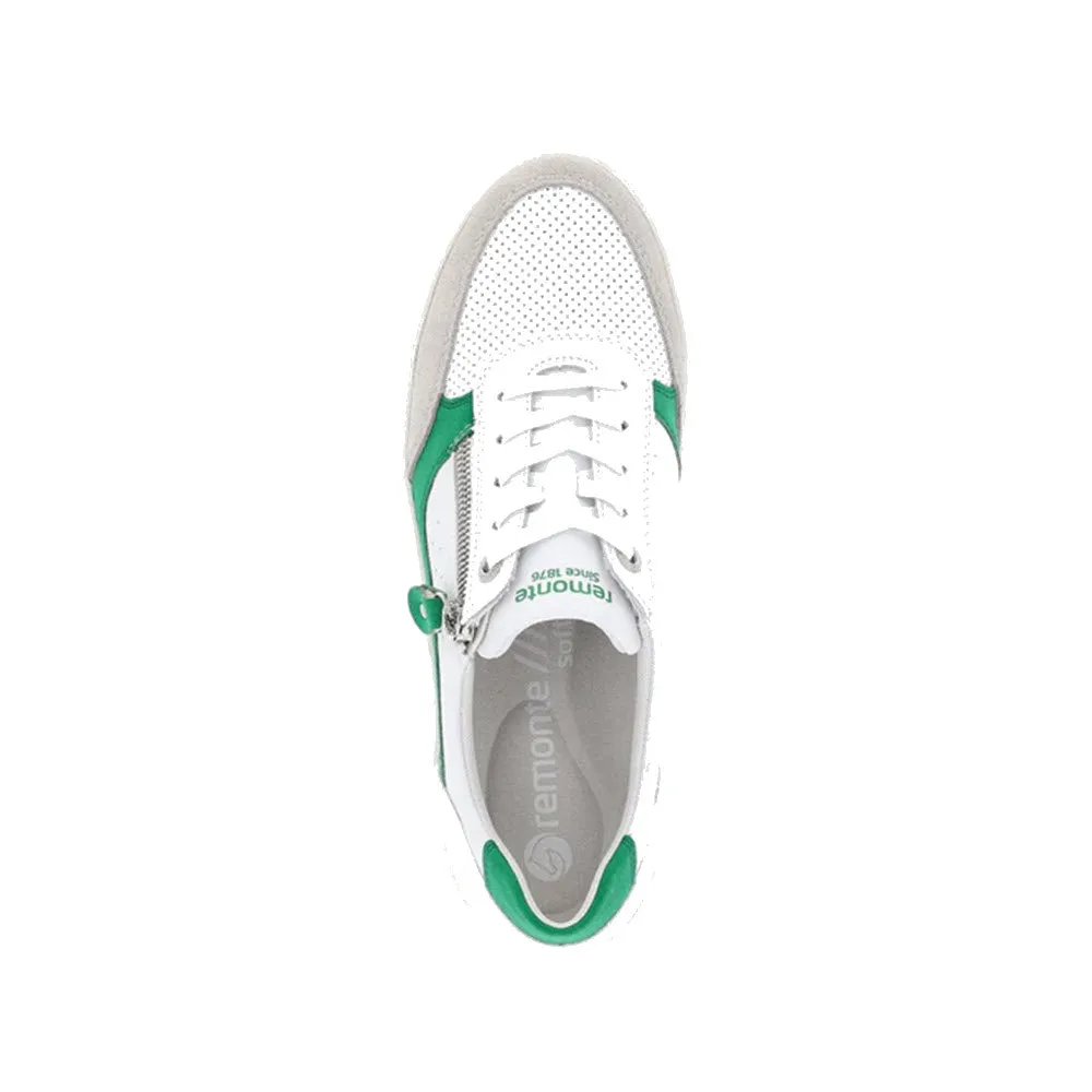 REMONTE EURO COURT SNEAKER GRASS GREEN - WOMENS