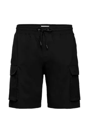 Resterds Cargo Shorts Lightweight Black