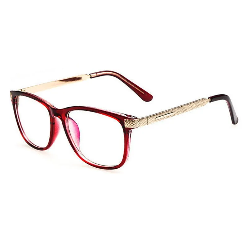 Retro Women Myopia Eyeglasses Eyewear Clear Lens Meral Leg Frame Optical Glasses New PY6 SM6