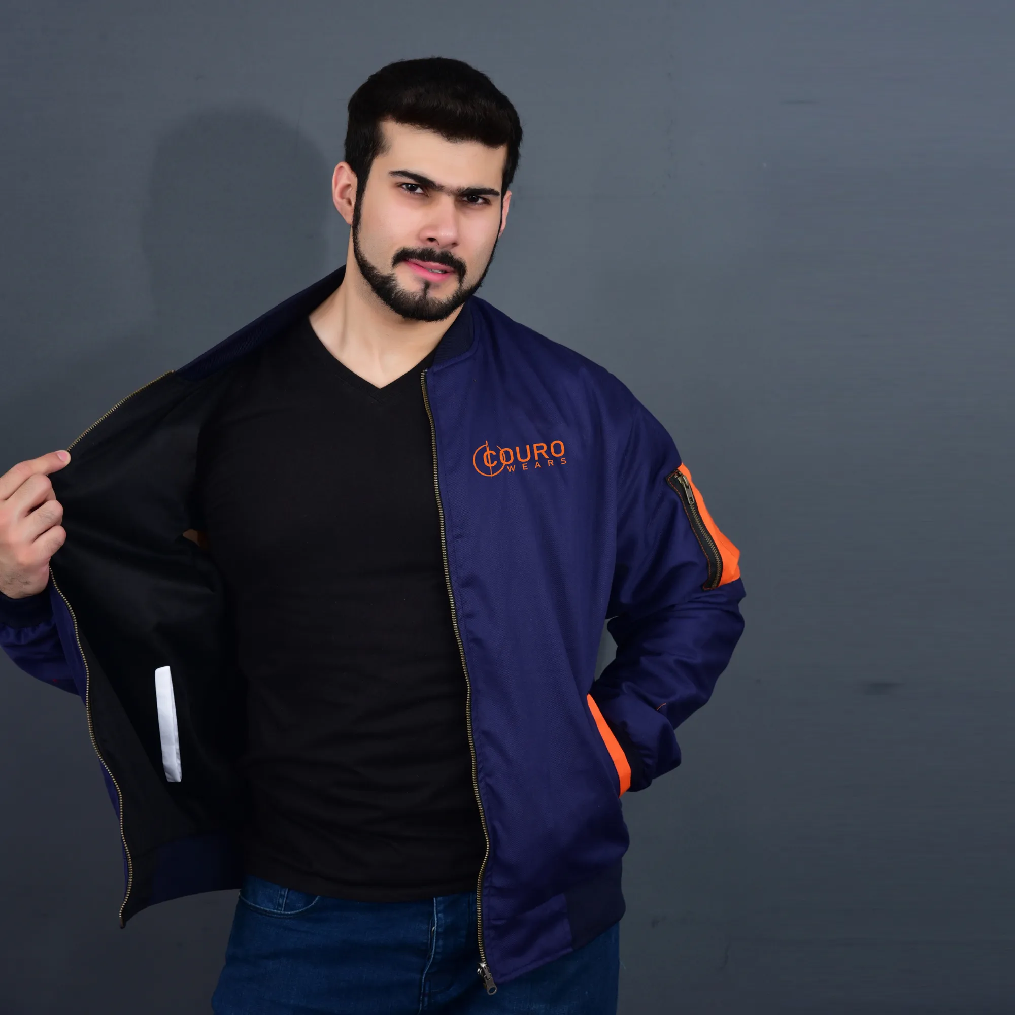 Reversible Bomber Jacket - Couro Wears