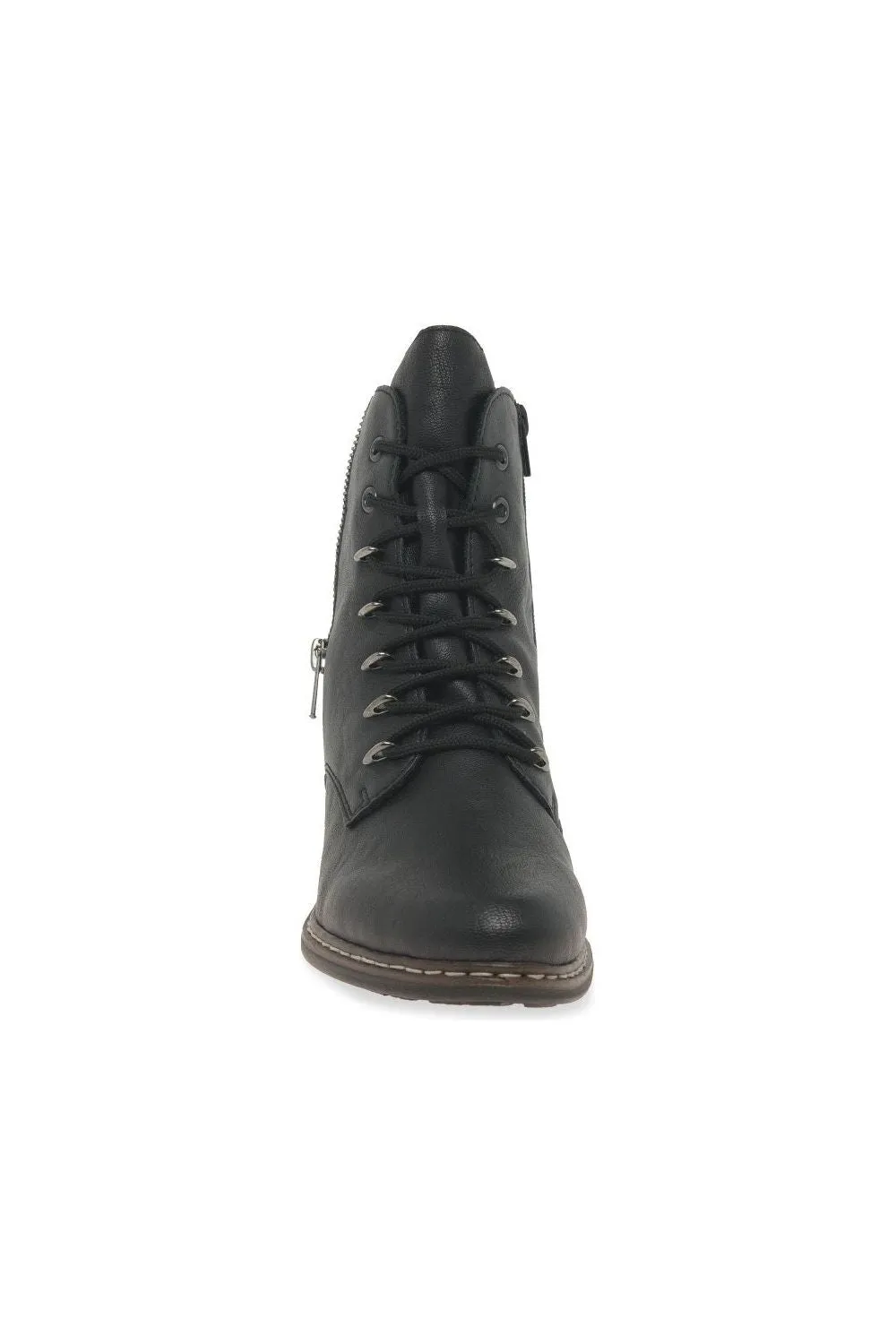 Rieker Y0800 - 00 Black lace up boot