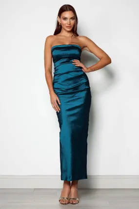 Roman Dress - Teal Blue