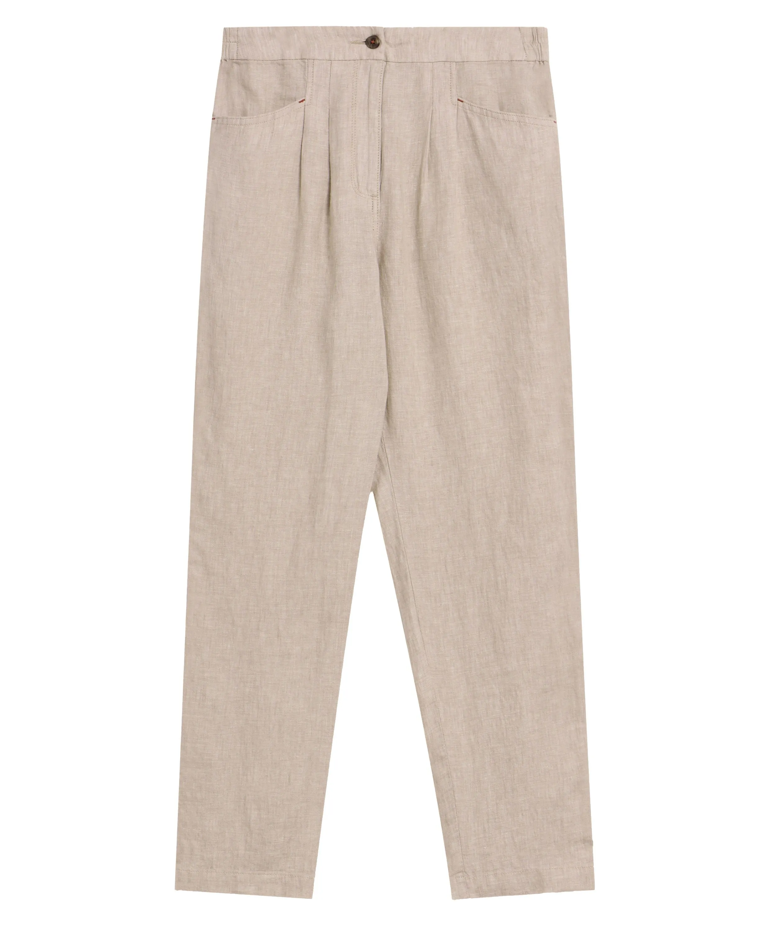 Rowena Linen Trouser                             Light Natural