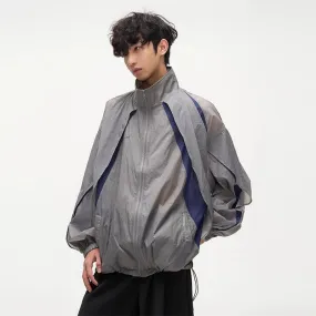 RT No. 10097 STAND COLLAR WINDBREAKER JK