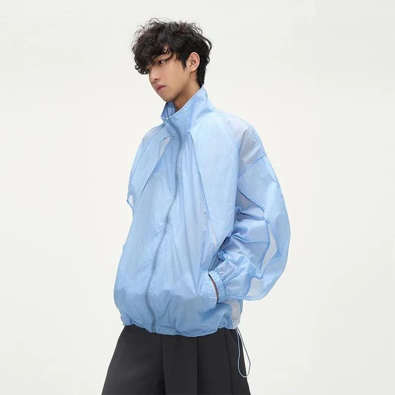 RT No. 10097 STAND COLLAR WINDBREAKER JK