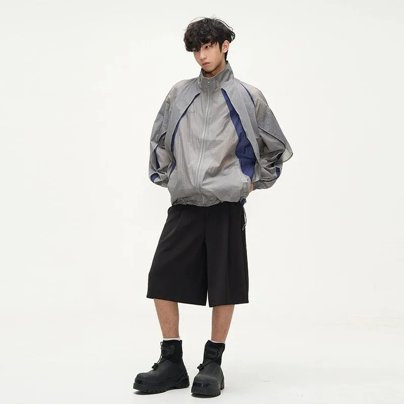 RT No. 10097 STAND COLLAR WINDBREAKER JK