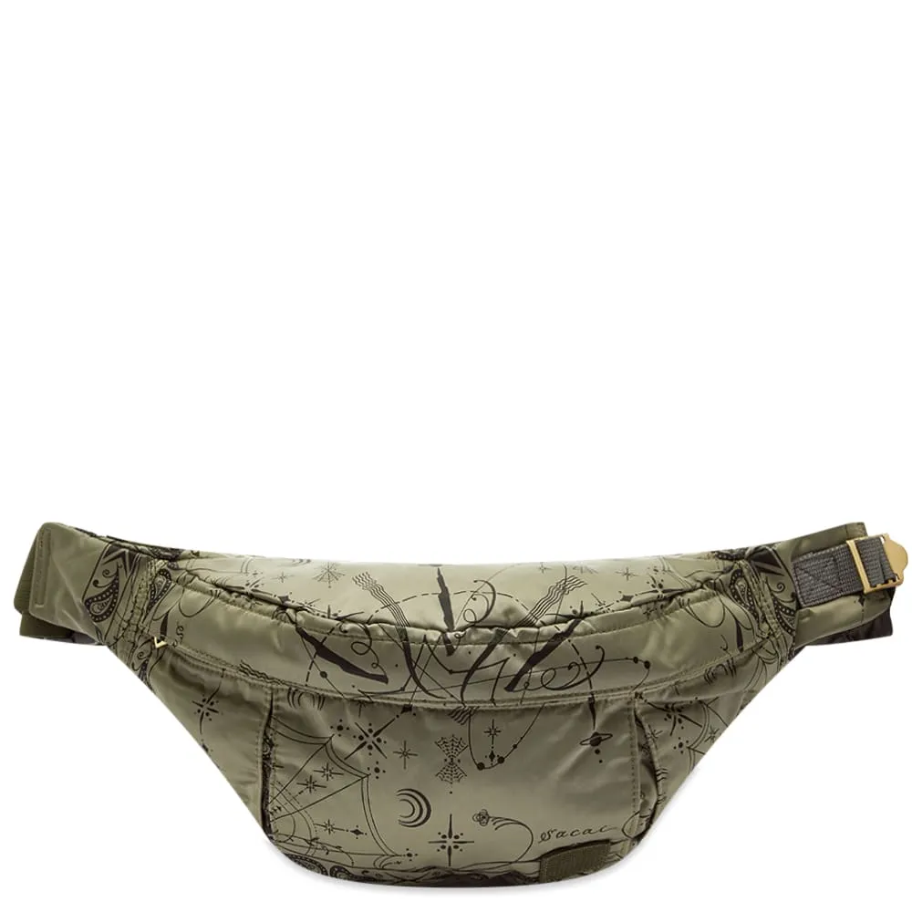 Sacai Dr. Woo Bandana Waist BagKhaki