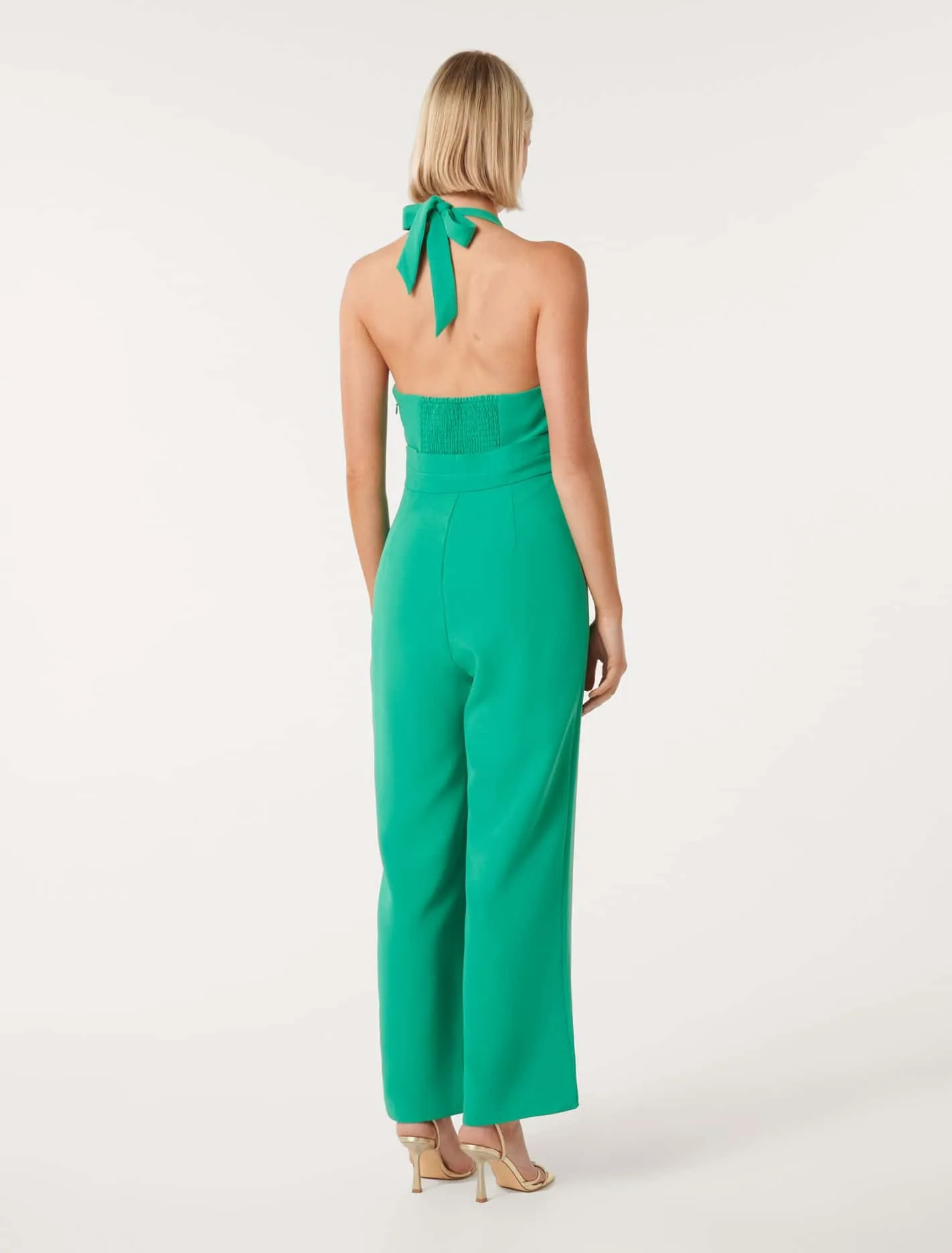 Sally Halter Neck Jumpsuit