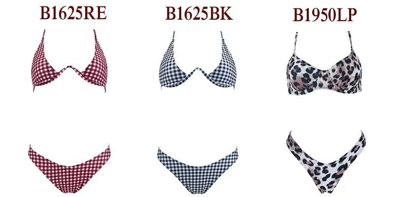 Sexy Women's Brazilian Push-Up Underwire Low Waist Bikini Set