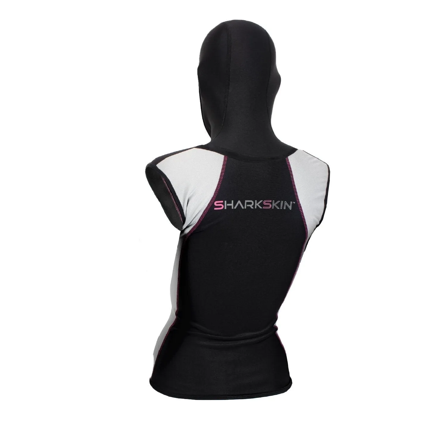 Sharkskin Ladies Sleeveless Vest with Hood