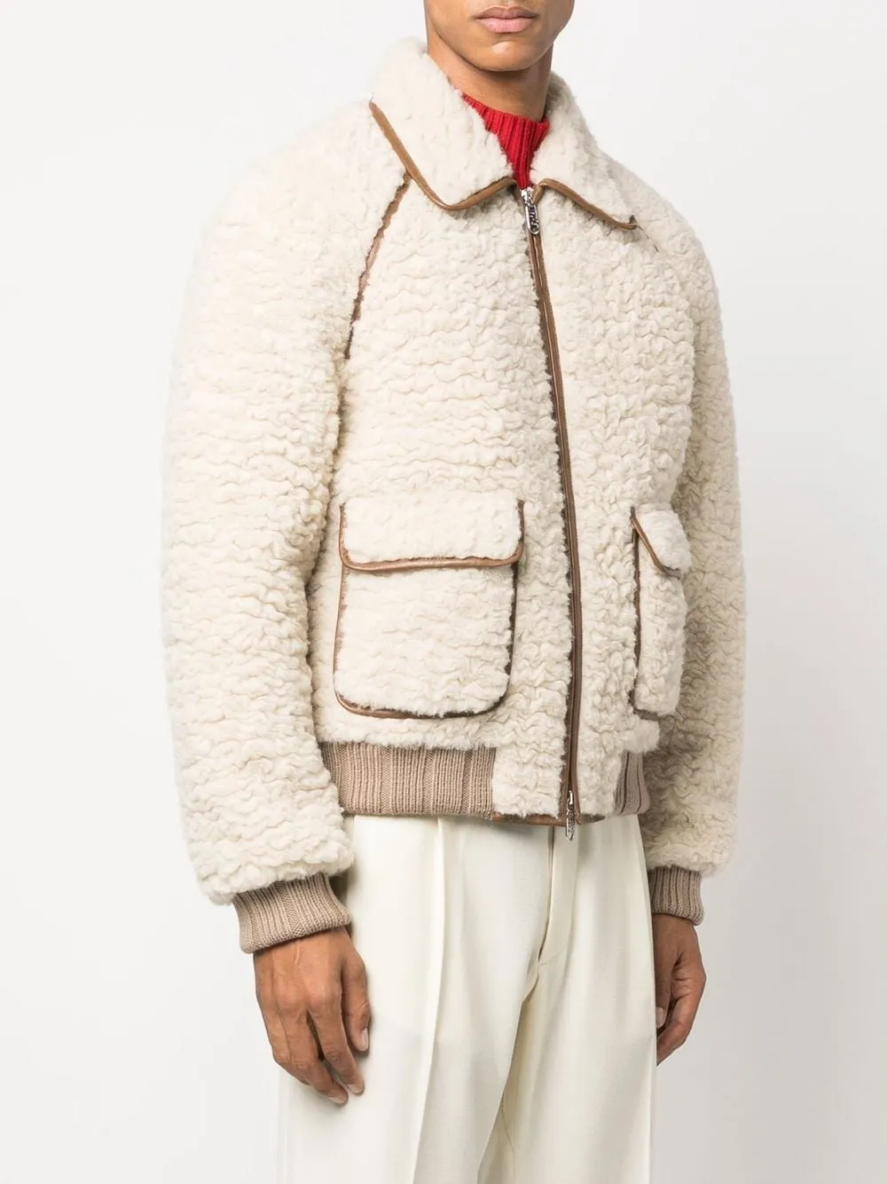 Shearling Bomber Jacket