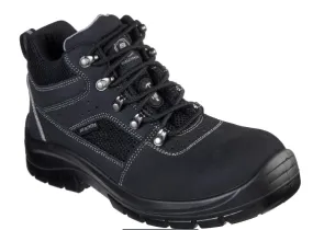 Skechers Men's Work Trophus Letic Steel Toe Boot 200007 BLK