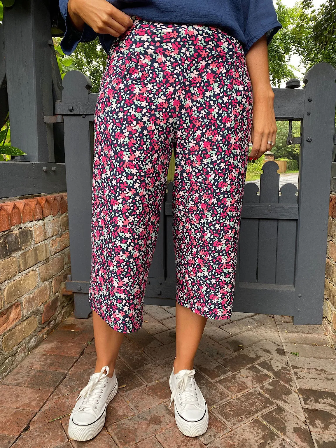 Soft Touch Flower Culottes Carrie