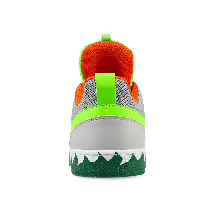 Soulsfeng X Reckone Shark Graffiti Sneaker Green