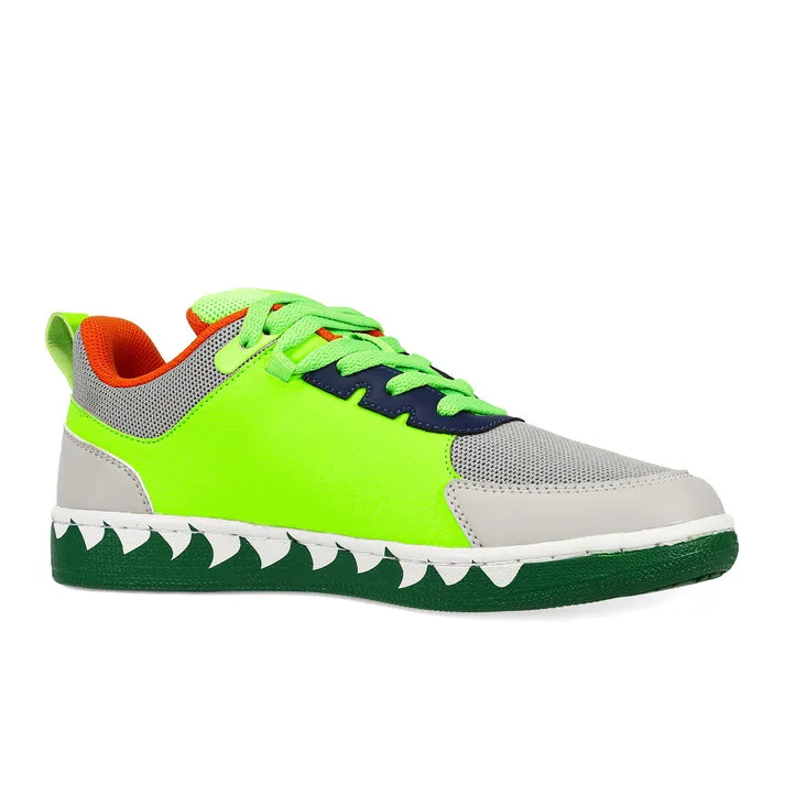 Soulsfeng X Reckone Shark Graffiti Sneaker Green