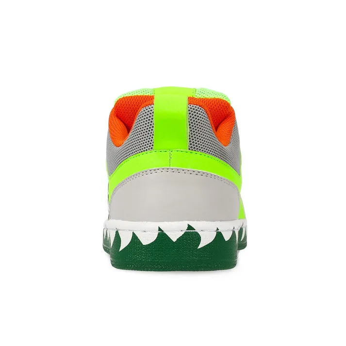 Soulsfeng X Reckone Shark Graffiti Sneaker Green