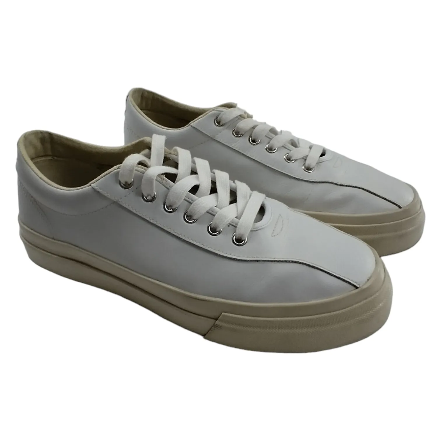 Stepney Workers Club White Dellow Leather Sneaker