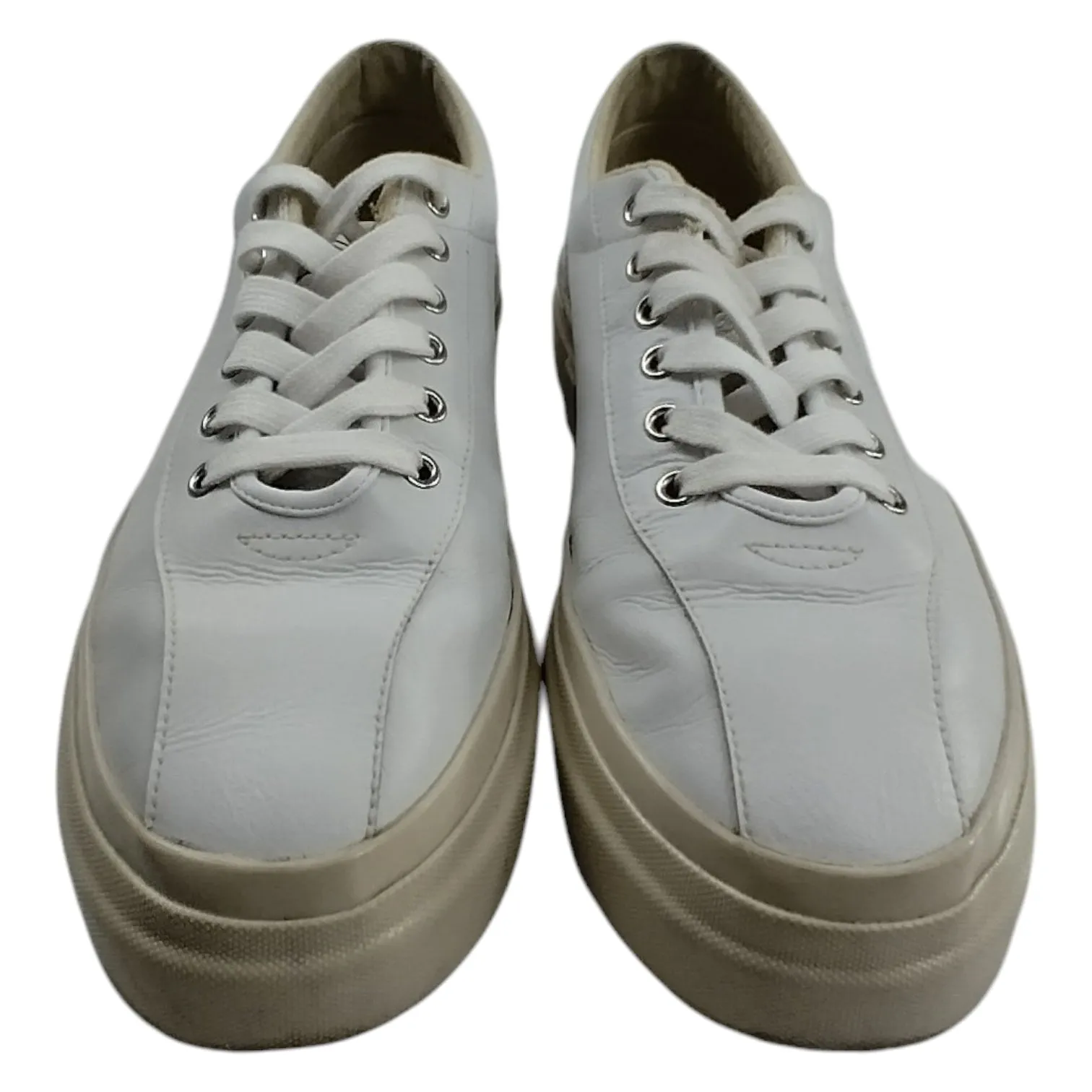 Stepney Workers Club White Dellow Leather Sneaker