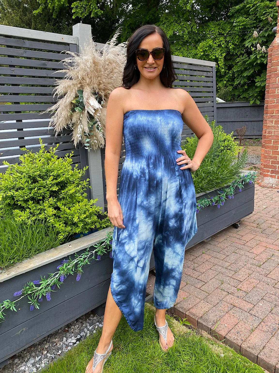 Strapless Tie Dye Jumpsuit Amy