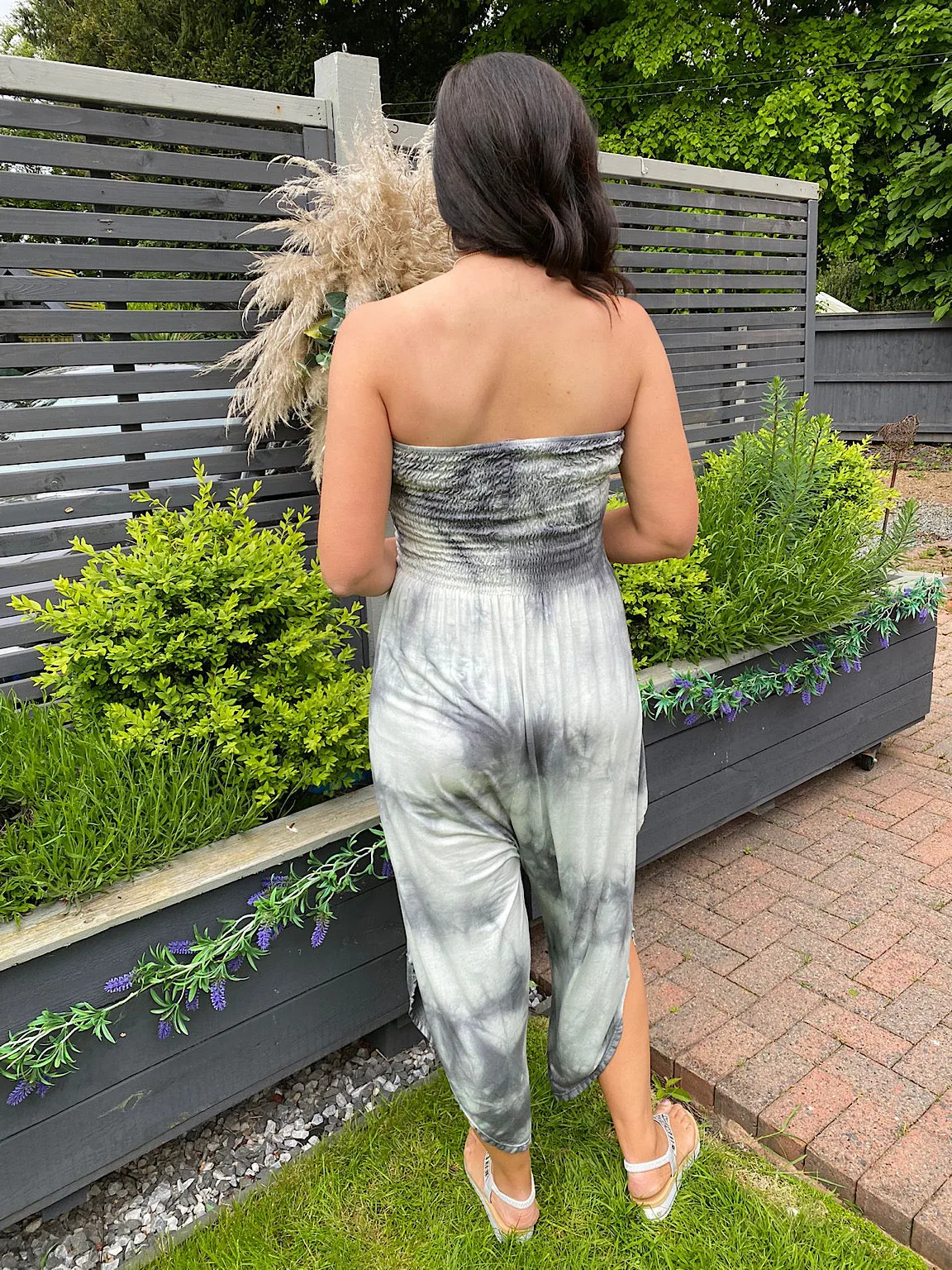 Strapless Tie Dye Jumpsuit Amy